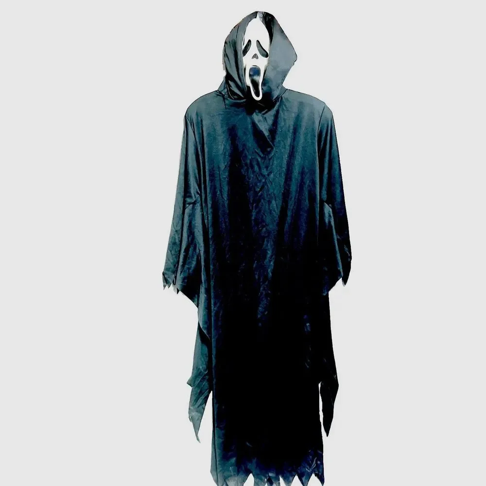 Vintage SCREAM GHOSTFACE Mask & Robe Youth Original 4ft Long